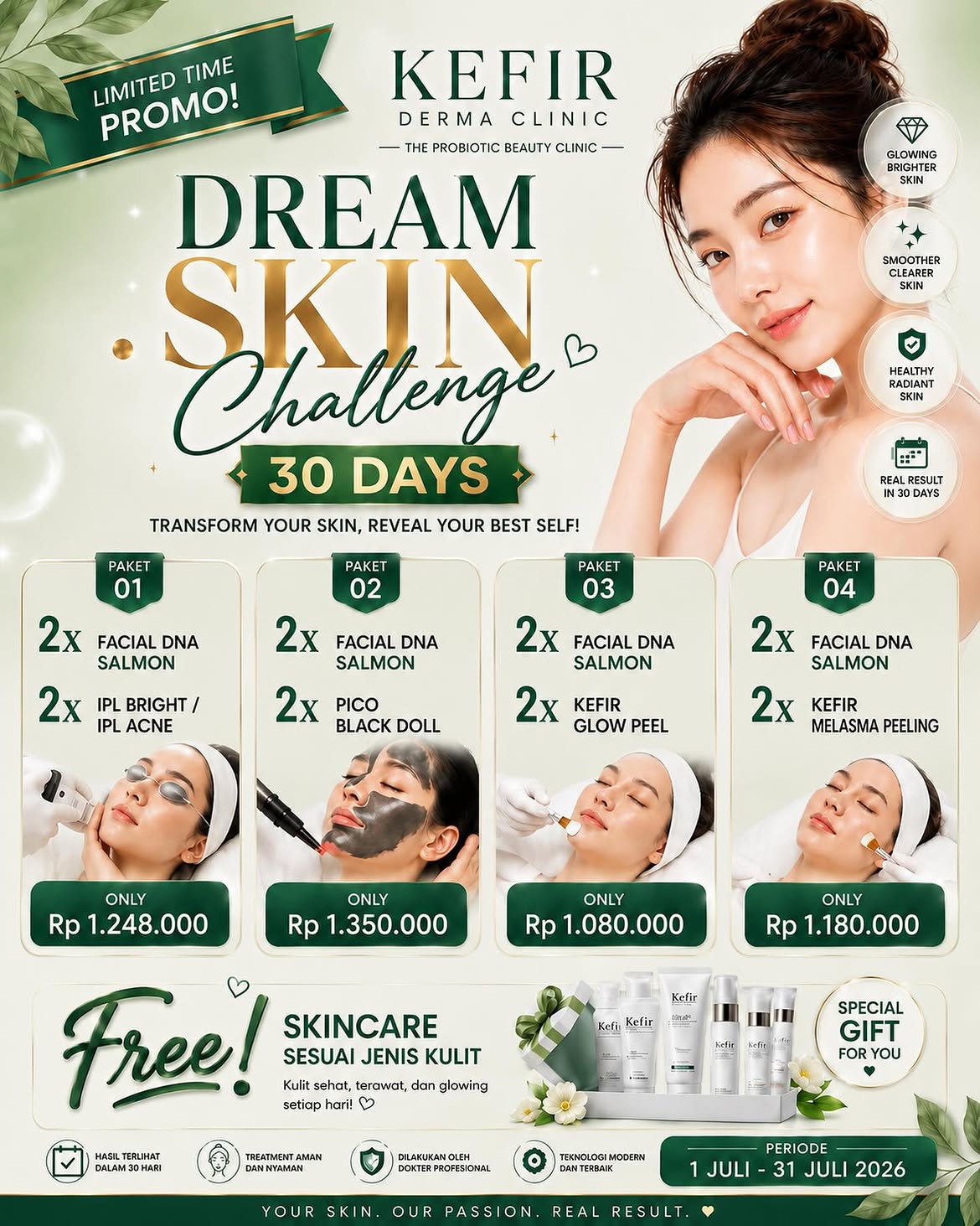 Poster promo July Beauty Festival is Here! 2